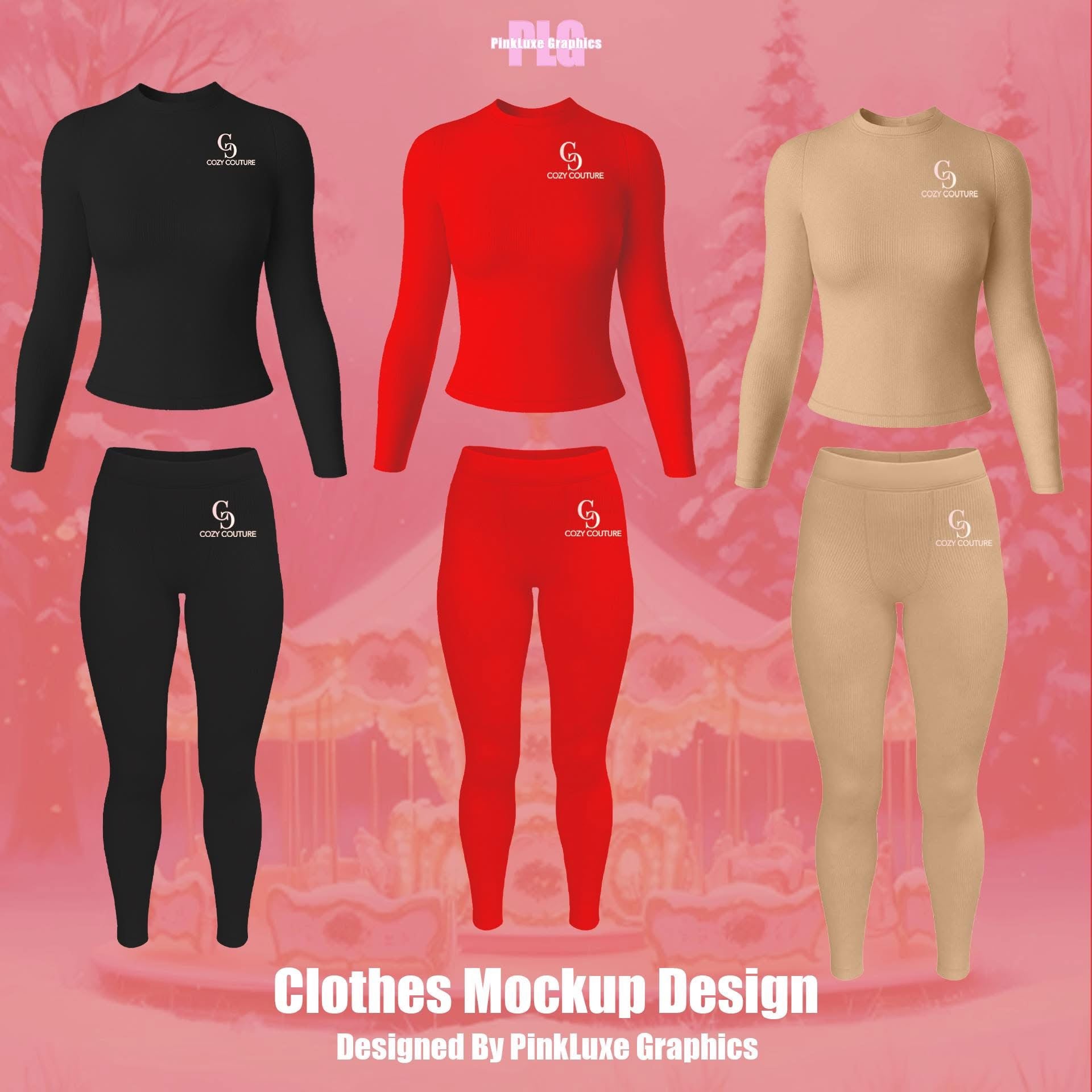 Custom Clothing Design + Mockup